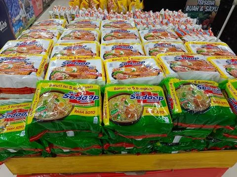 Instant noodles Stock Photos