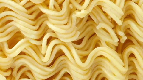 Instant noodles, raw, close-up Stock-Footage 209565311