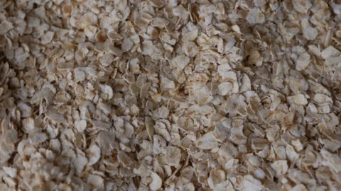 Instant Oatmeal or oat flakes. Видео 310241901