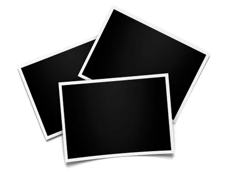 Instant photo frames set Stock Illustration