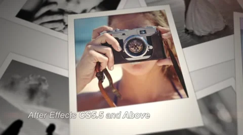 Instant Photo Slideshow Stock After Effects