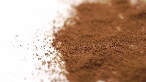 Instant roasted chicory root powder with cereal additives to replace traditio Stock Footage 178415540