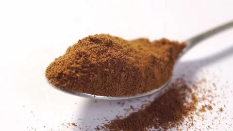 Instant roasted chicory root powder with cereal additives to replace traditio Stock Footage 178415987