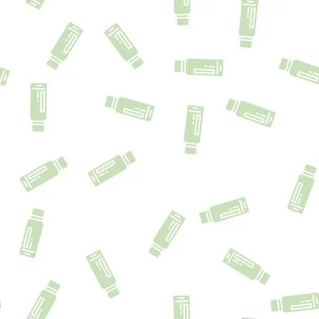 Instant tan glyph seamless pattern Stock Illustration