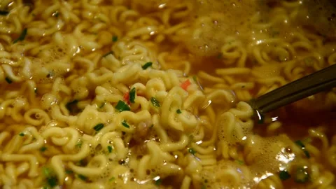 Instant vermicelli Stock Footage 255812230