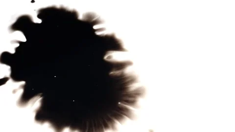 Instantly black ink covers white paper 動画素材 147702932