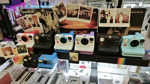 Instax polariod camera Stock Photos