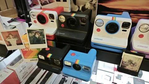Instax polariod camera Stock Photos