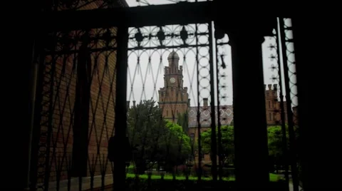 Institute in Chernivtsi Stock Footage 59145488