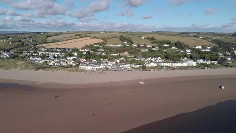 Instow coastline, Devon Stock Footage 200827276