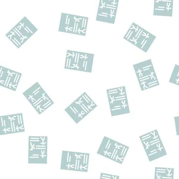 Instruction dancer glyph vector seamless pattern Stockillustratie