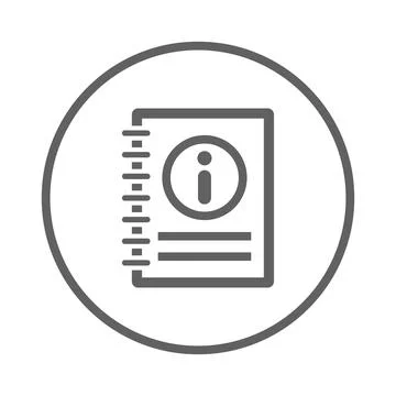 Instruction icon. Stock Illustration