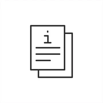 Instruction Manual Document Icon Stock Illustration