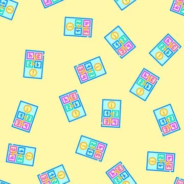 Instruction manuals technical writer vector seamless pattern Stock Illustration