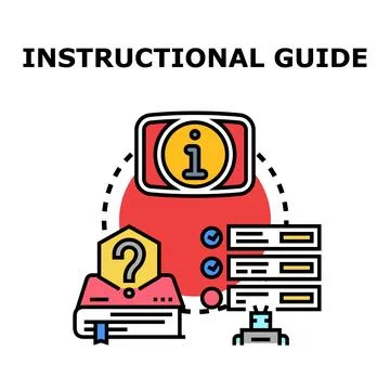 Instructional guide for problem solving and learning イラスト素材
