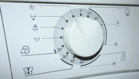 The Instructions for washing machine Stock-Fotos