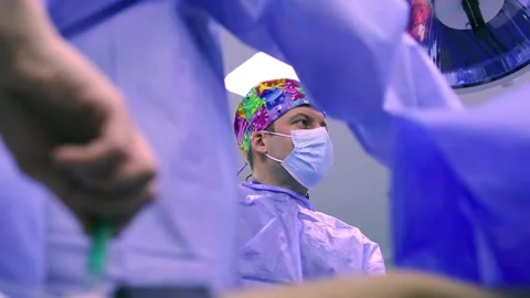 Instrument for laparoscopic surgery. Stockbeeldmateriaal 270554237