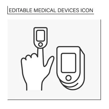 Instrument line icon Stock Illustration