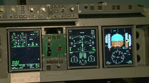 The instrument panel of the aircraft Stock-Footage 10827361