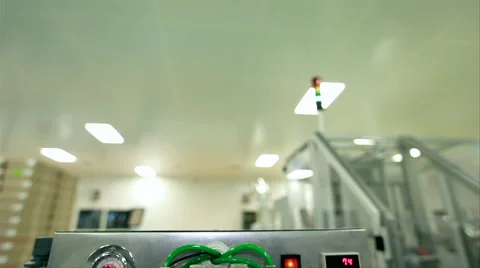 Instrument for testing of packaging toothpaste Video stock 42135520