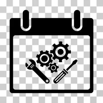 Instrument Tools Calendar Day Vector Icon Ilustração Stock