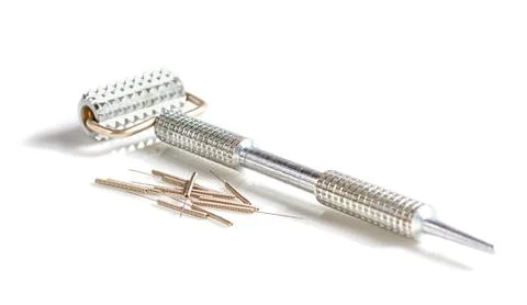 Instruments and accessories for acupuncture. Stock Photos
