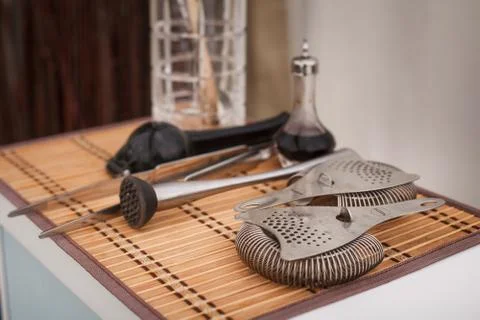Instruments for the bartender Stock Photos