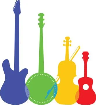 Instruments Color Stock Illustration