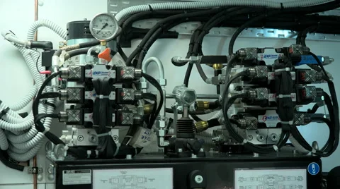 Instruments in engine room Stock Footage 67574180