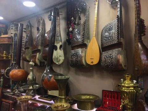 Instruments at Grand Bazaar Stock Photos