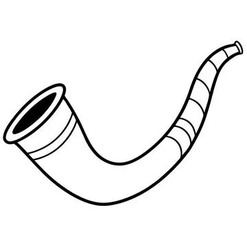 Instruments shofar (10) Illustrazione stock