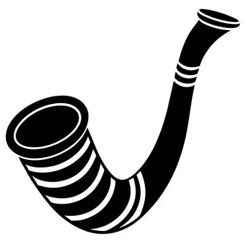 Instruments shofar (2) Illustrazione stock