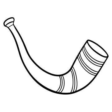 Instruments shofar (5) Illustrazione stock