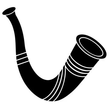 Instruments shofar (7) Illustrazione stock