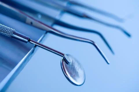 Instruments for stomatology Stock Photos