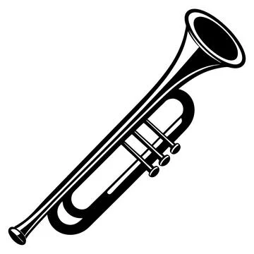 Instruments trombone (2) Illustrazione stock