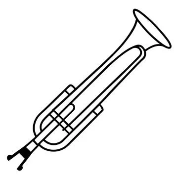 Instruments trombone (4) Illustrazione stock