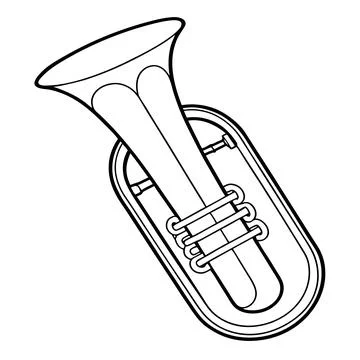 Instruments trumpet (12) Illustrazione stock