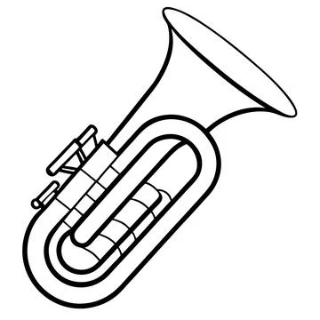 Instruments trumpet (17) Illustrazione stock