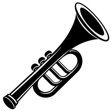 Instruments trumpet (4) Illustrazione stock