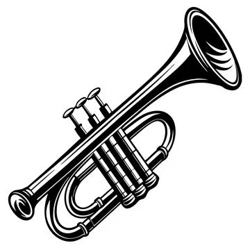 Instruments trumpet (6) Stock Illustration