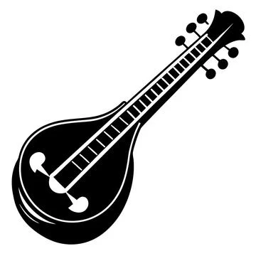 Instruments veena Stock Illustration