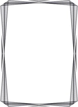 Insulated frame background template for certificate Stock Illustration
