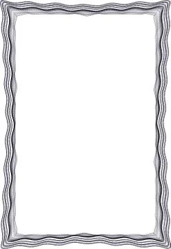 Insulated frame background template for certificate Stock Illustration