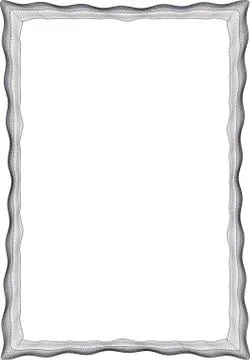 Insulated frame background template for certificate Illustrazione stock
