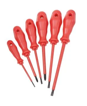 Insulated screwdrivers Foto stock