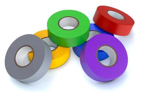 Insulating adhesive tape Stock Illustration