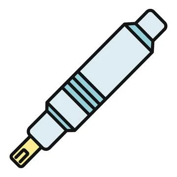 Insulating joint connecting pipeline infrastructure line icon イラスト素材