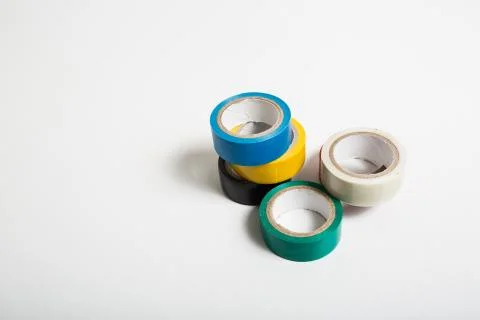 Insulating tape roll Stock Photos