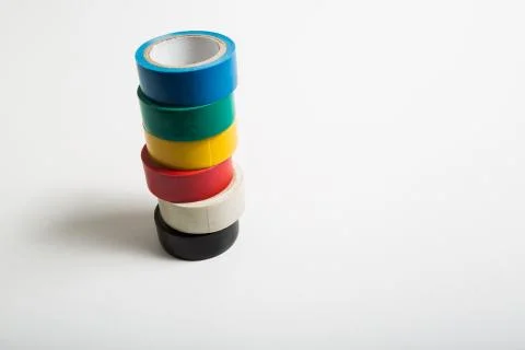 Insulating tape roll Stock Photos